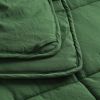 Twin Size Green 3 Piece Microfiber Reversible Comforter Set