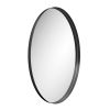 ONLY PICK UP Metal Oval Wall Mirror