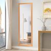 47.5 x 14.5 Inch Wood Frame Full Length Hanging Mirror