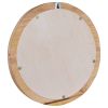 Wall Mirror 15.7" Teak Round