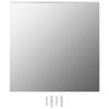 Wall Mirrors 2 pcs 19.7"x19.7" Square Glass