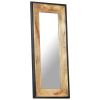 Mirror 43.3"x19.7" Solid Mango Wood