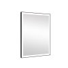 Rectangular Single Aluminum Framed Anti-Fog LED Light Wall Bathroom Vanity Mirror