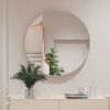 32 IN Metal Round mirror