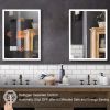 Rectangular Single Aluminum Framed Anti-Fog LED Light Wall Bathroom Vanity Mirror