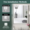 LED Lighted LED Lit Mirror Rectangular Fog Free Frameless Bathroom Vanity Mirror