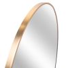 32 IN Metal Round mirror