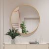 32 IN Metal Round mirror